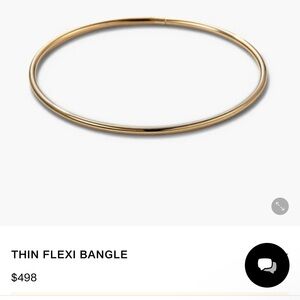 Mejuri Gold Thin Flexi Bangle